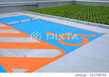 障害者用駐車場 125740749