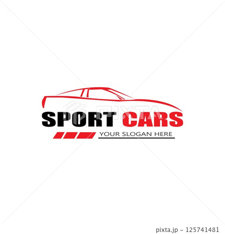sport car logo template design vector sport car logo template design vector 125741481