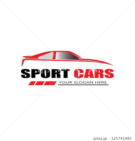 sport car logo template design vector 125741485
