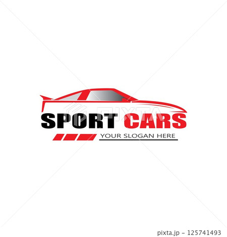 sport car logo template design vector sport car logo template design vector 125741493