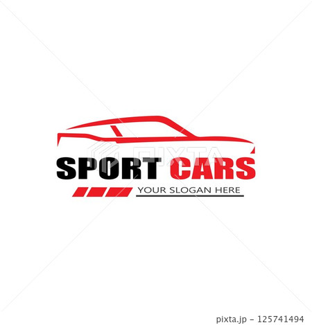 sport car logo template design vector 125741494