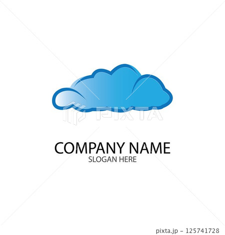 Cloud template vector Cloud template vector 125741728