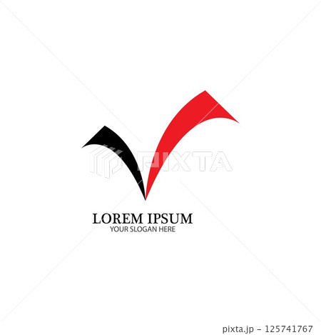 check mark symbol and logo icon check mark symbol and logo icon 125741767
