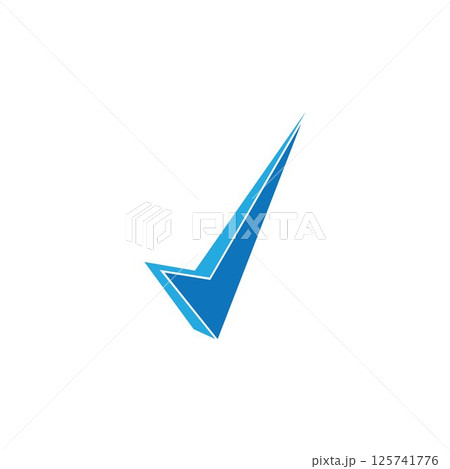 check mark symbol and logo icon check mark symbol and logo icon 125741776