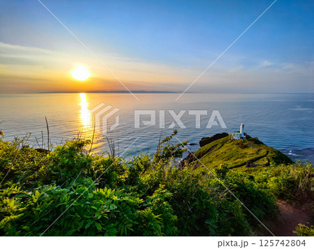 角田岬の夕暮れ 125742804