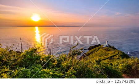 角田岬の夕暮れ 125742809