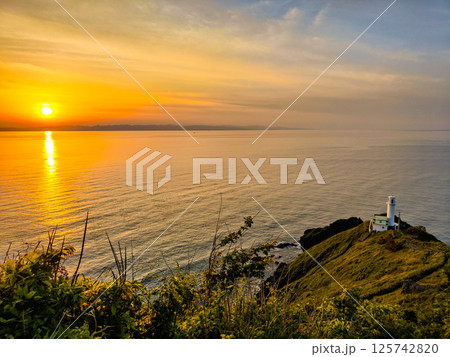角田岬の夕暮れ 角田岬の夕暮れ 125742820