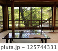 新緑が見える畳の和室 125744331