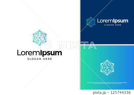 Letter G technology logo concept creative. Initial G digital logo design template Letter G technology logo concept creative. Initial G digital logo design template 125744336