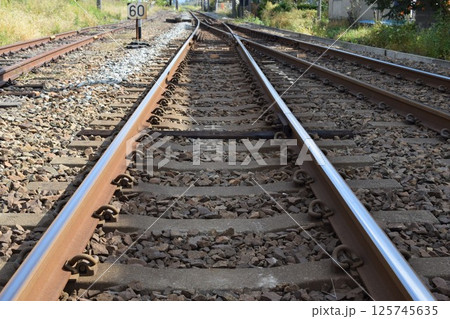 鉄道線路 羽越本線 鉄道線路 羽越本線 125745635