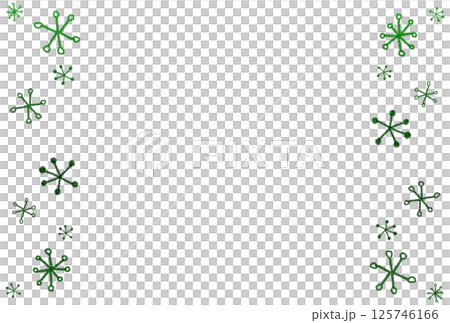 綠色手繪閃光框架 125746166