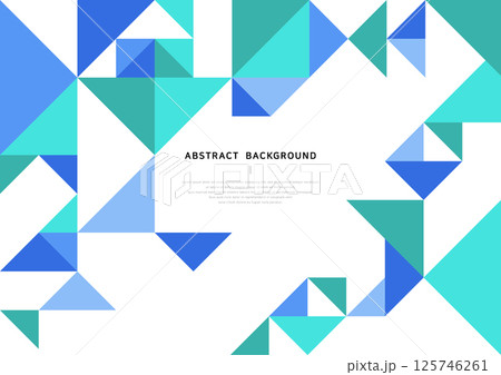Abstract background illustration of blue triangles. 125746261