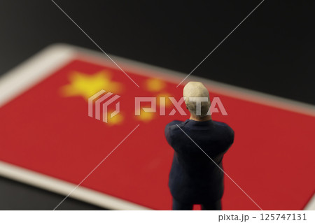 国旗　フィギア　ジオラマ 125747131