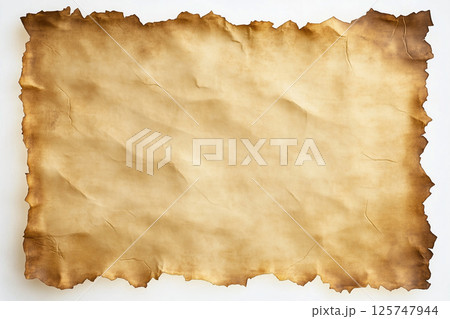 古びた羊皮紙の背景テクスチャ 125747944