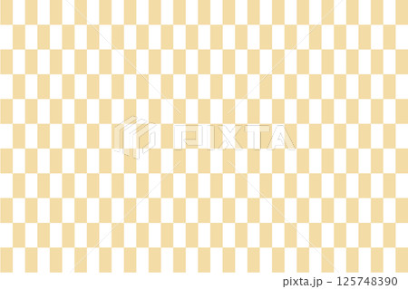 市松模様柄_白金色ホワイトゴールドパターン 125748390