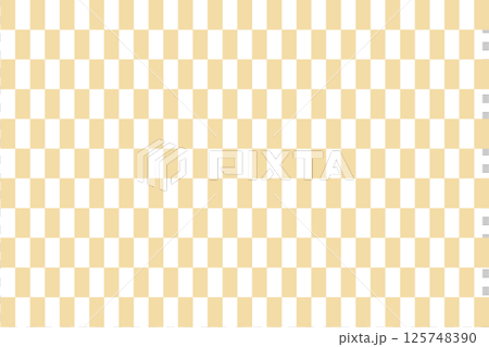 市松模様柄_白金色ホワイトゴールドパターン 125748390