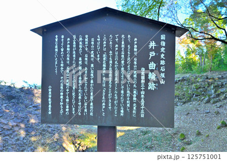 豊臣秀吉が小田原城攻めで築いた「石垣山一夜城歴史公園 」破城の跡 125751001
