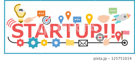 新規事業を始めるイラスト 125751014