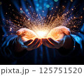 手の中にある優しい光 125751520