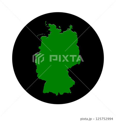 germany map icon vector illustration symbol design germany map icon vector illustration symbol design 125752994