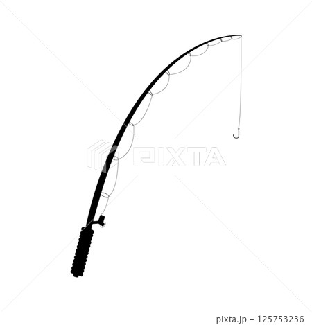 fishing vector icon illustration symbol 125753236