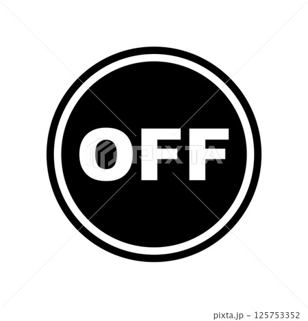 vector icon of on off button 125753352