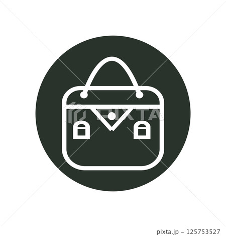 bag vector icon, symbol illustration bag vector icon, symbol illustration 125753527