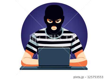 Hackers or cybercriminals hack the system. 125753553