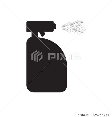 vector illustration symbol icon water spray 125753734