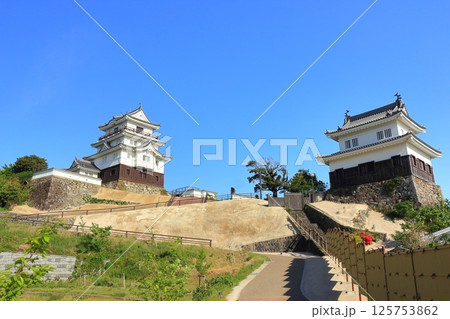 【長崎県】快晴の平戸城跡（天守閣　見奏櫓） 125753862