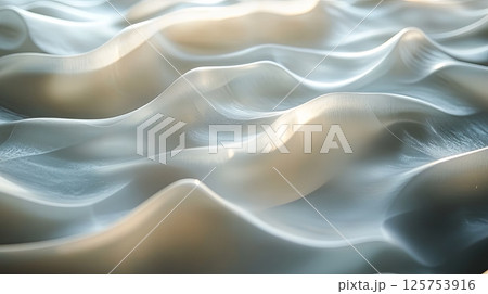 Mesmerizing Close-Up of Ocean Wave Patterns in Motion 125753916
