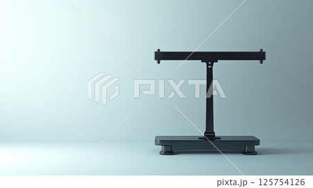 Modern Black TV Stand with Flat Screen - Home Entertainment Furniture 125754126