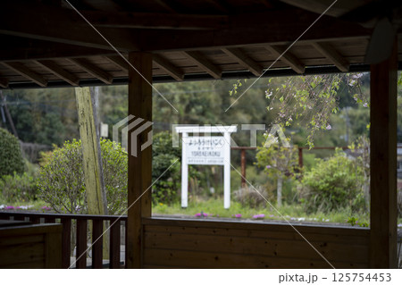 小湊鐵道　養老渓谷駅の風景 125754453