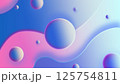 抽象的な背景素材  グラデーション 球体 125754811
