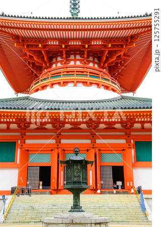世界遺産高野山　根本大塔　壇上伽藍　和歌山県 125755291
