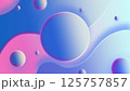 抽象的な背景素材  グラデーション 球体 125757857