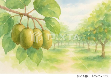 キウイフルーツ 125757869