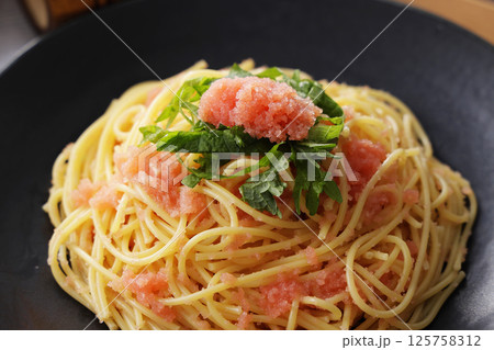たらこスパゲッティ たらこスパゲッティ 125758312