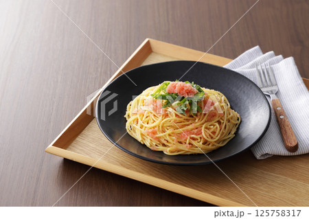 たらこスパゲッティ たらこスパゲッティ 125758317