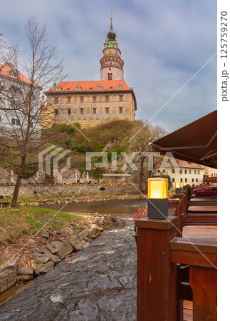 Historic tower in Cesky Krumlov, Cesky Krumlov, Czech Republic 125759270