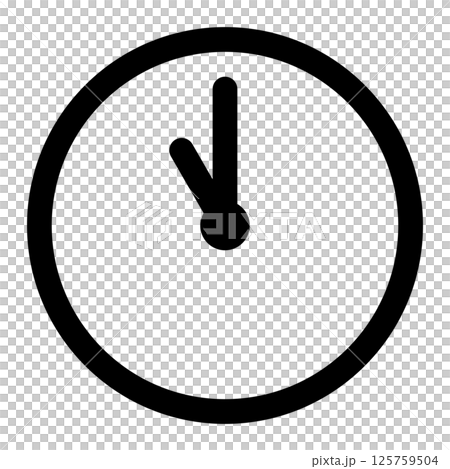 eleven o'clock icon 125759504