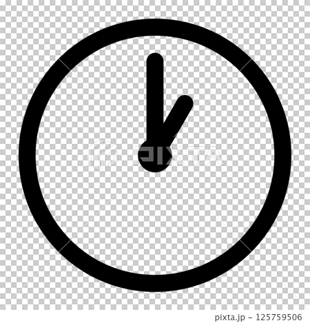one o'clock icon one o'clock icon 125759506