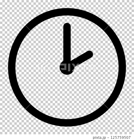two o'clock icon 125759507