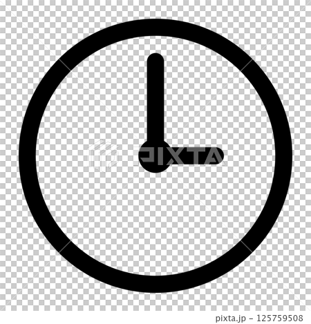 three o'clock icon three o'clock icon 125759508