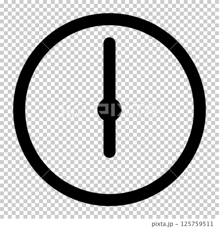 six o'clock icon 125759511