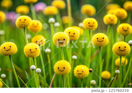 yellow dandelions in the spring 125760259