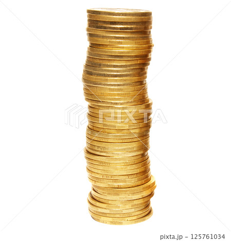Stock of gold coins Stock of gold coins 125761034