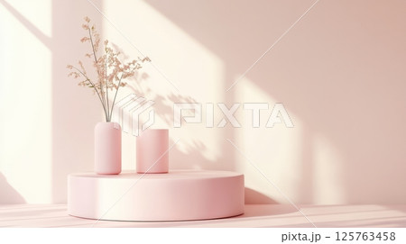 Branding Presentation Mockup with Podium 125763458
