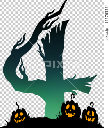 Spooky Halloween Tree Number 4 Spooky Halloween Tree Number 4 125765534