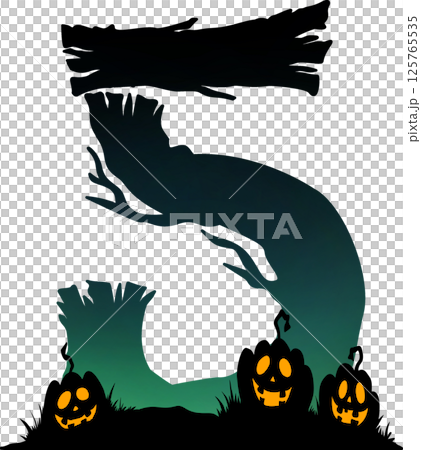 Spooky Halloween Tree Number 5 Spooky Halloween Tree Number 5 125765535